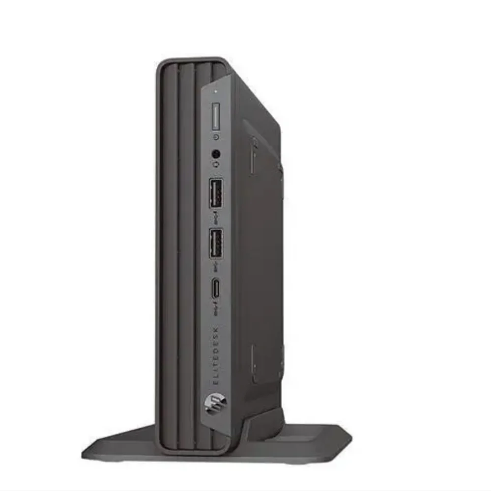HP EliteDesk 800 G6 Mini PC + 2 Monitors + More